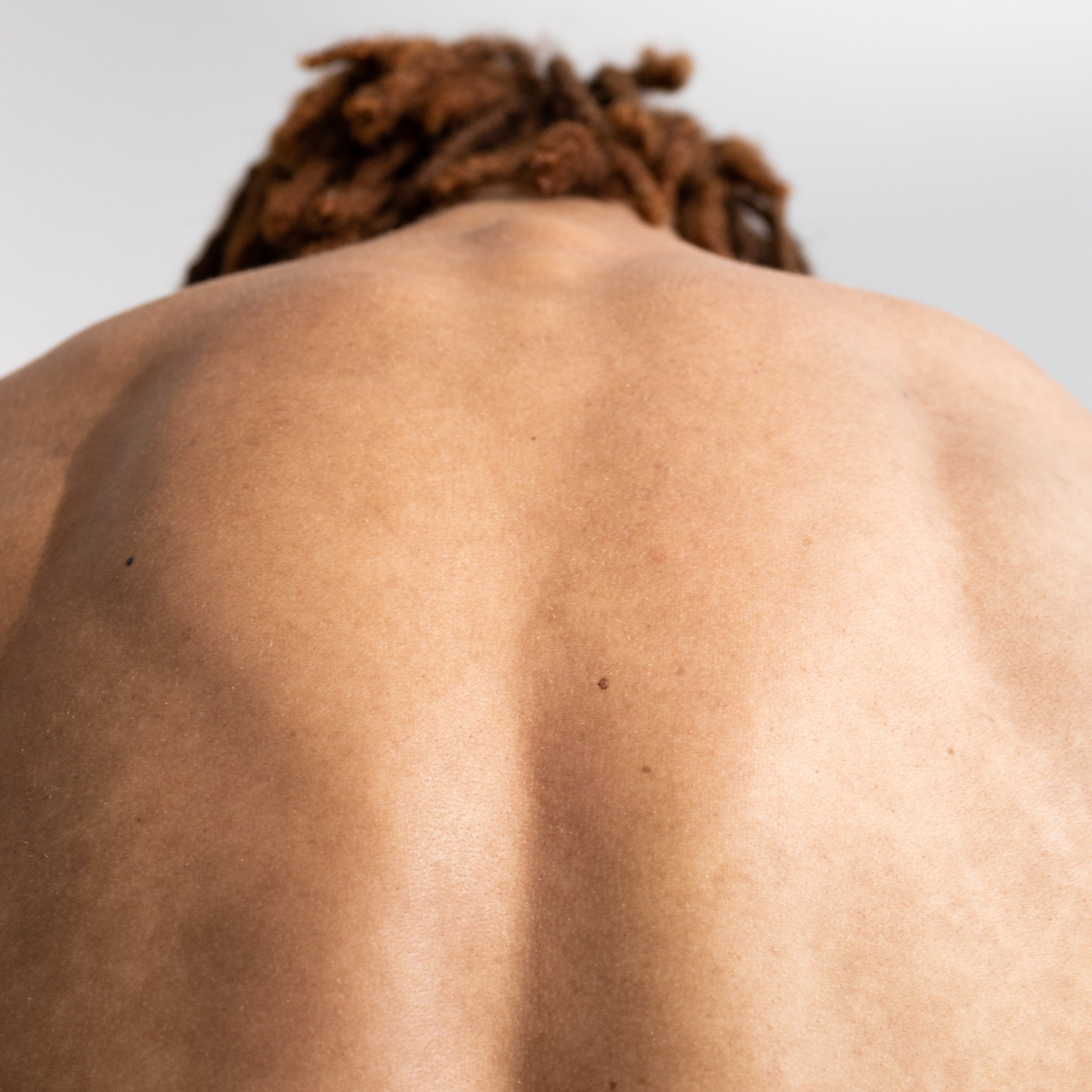 A man's back